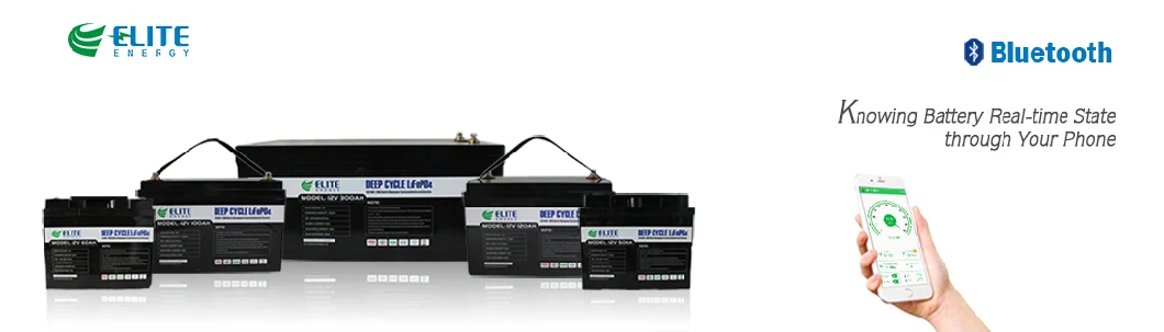 Elite OEM/ODM Customized Lithium Battery 12V 5ah 7ah 20ah Maintenance Free LiFePO4 Li-ion Battery with Built-in BMS