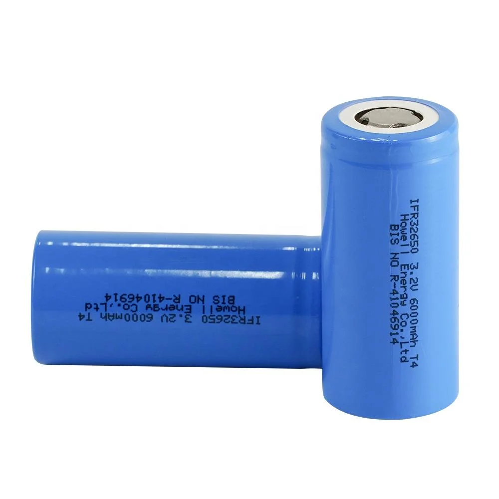 32650 3.2V 6000mAh 32700 6500mAh LiFePO4 Lithium Iron Phosphate Battery Cell