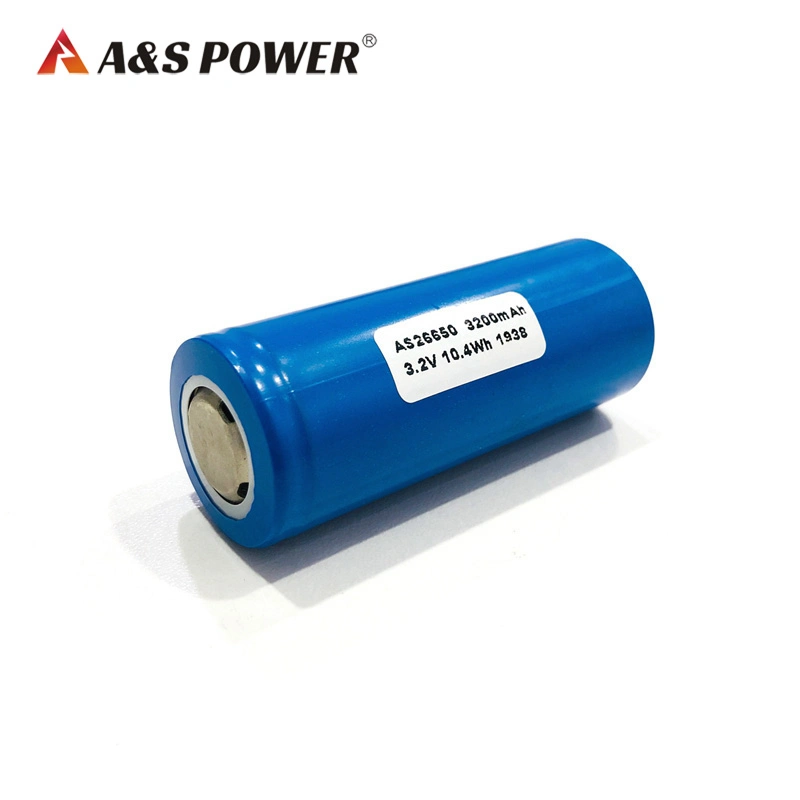 AS Power CB Certification 26650 LiFePO4 Battery Cell 3.2V 3000mAh 3200mAh 3300mAh 3500mAh 3800mAh