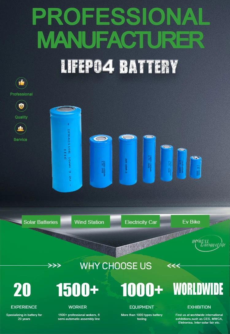 26650 LiFePO4 Battery Ifr 26650 3.2V Rechargeable Battery 26650 Battery Cells