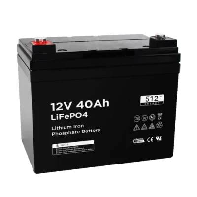 2165 12V 40Ah Литий-железо-фосфатный аккумулятор LiFePO4 с зарядным устройством BMS